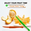 Orange Citrus Peelers Citrus Lemon Citrus Peel Cutter Plastic Easy