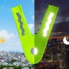 Eabdice 2 Pieces V-Shape Safety Vest, Luminous Vest, High Visibility