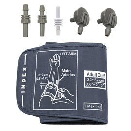 INBOLM Large Cuff Blood Pressure Monitor,Blood Pressure Monitors Large Cuff,Blood Pressure Monitors Extra Large Cuff,Extra Large Blood Pressure Cuff,22-52cm,Suitable for Adults,Includes 6 Connectors