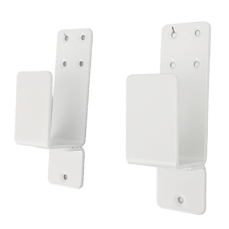 2PCS Door Barricade Brackets Open Bar Holder Carbon Steel Easy