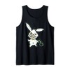 Crazy Loaded Pistol Psycho Bunny Shirt - Cartoon T-Shirt Tank