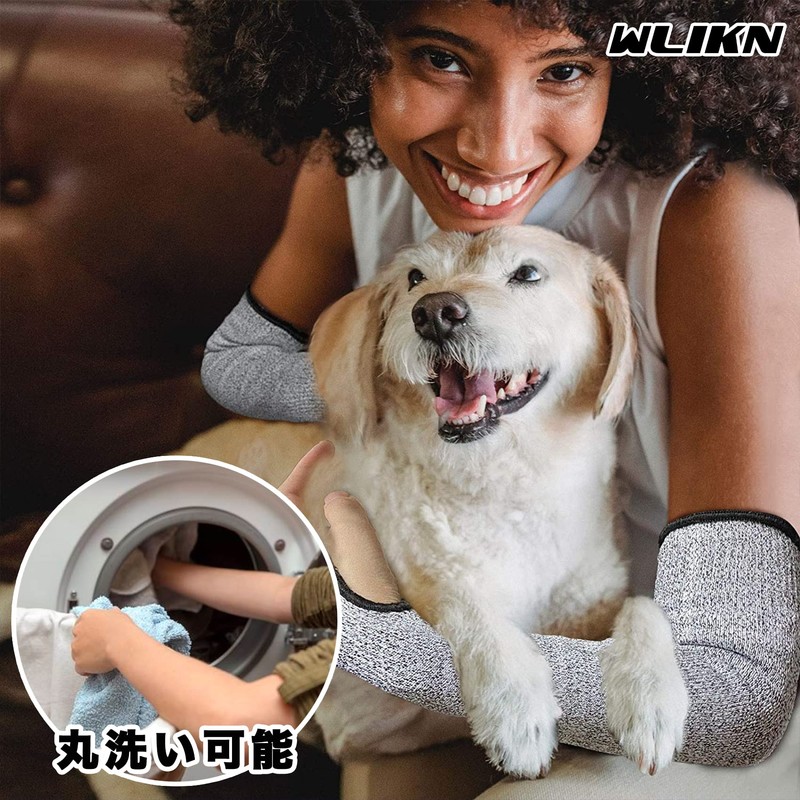 [Wlikn] Blade-Proof Arm Cover Sleeve Work Gloves [HPPE Grade 5