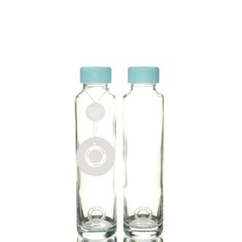 Relief Natural Carbonation System with Probiotic-Enhancing Relief Cap and 12 Strain Lactobacillus Starter (Blue Elixer, 375ml (12oz) - 2 Bottles)