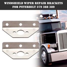 Areyourshop 2 PCS Windshield Wiper Repair Brackets Set For Peterbilt 379, 388, 389 Truck