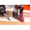 NordWolf 7-Piece HSS Brad Point Stubby Wood Drill Bit Set
