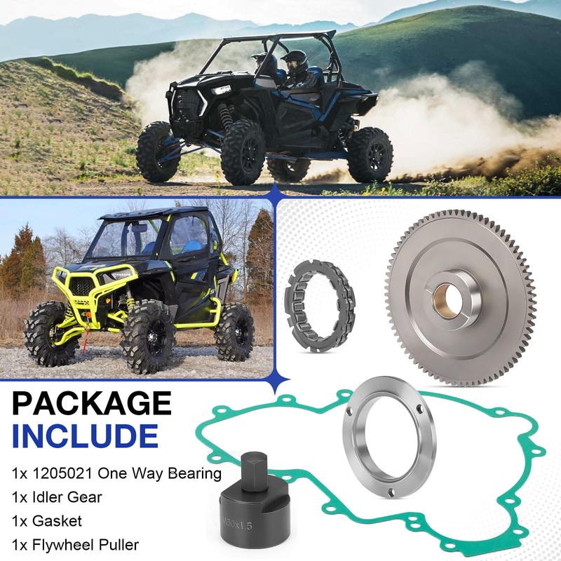 Flywheel Puller & Starter Clutch Idler Gear One Way Bearing