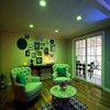 JSVSAL MR16 (GU10 Base) LED Light Bulb,Dimmable,120-Volt,Green, 6-Watt(50-Watt Equivalent), Aluminum