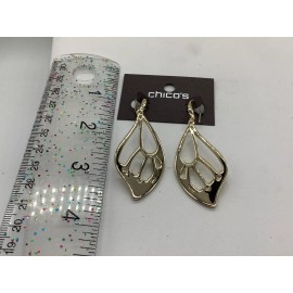 Chico’s Stunning Gold  Earrings NWTS
