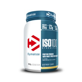 Dymatize Dymatize ISO 100 Hydrolyzed Birthday Cake 932g - Whey Protein Hydrolysat + Isolat Powder