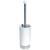 InterDesign 95621 White & Chrome York Toilet Bowl Brush