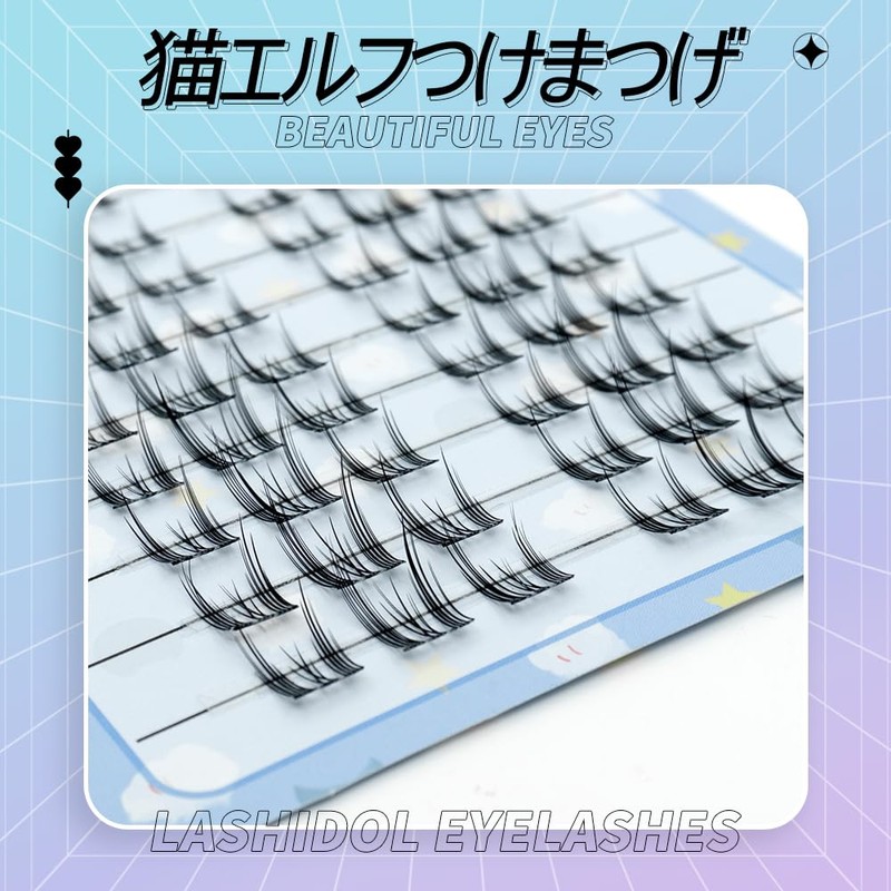 LASHIDOL Large Capacity Partial False Eyelashes, Partial False Eyelashes, False