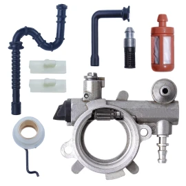 For STIHL Oil Pump Oiler Worm Gear Oil Fuel Filter Line Kit for Stihl 036, MS360,MS360 Pro