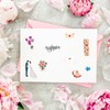 Merzio 4 Sheets Wedding Stickers for Scrapbooking, Waterproof Scrapbook Stickers