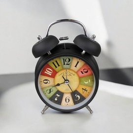 GMMH Desk Clock Nostalgic Antique Vintage Retro Metal Grandfather Clock Design