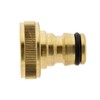 Brass tap connector G 1 inch (IG), tap connection Gardena
