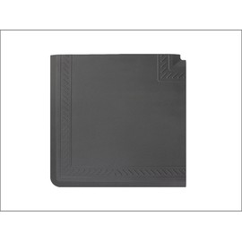 WeatherTech ComfortMat Connect, 25 by 25 Inches Anti-Fatigue Corner Mat, Bordered Pattern, Black