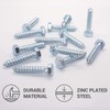 SKIR'CO Pack of 15 DIN 571 Galvanised Steel Hex Head