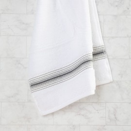 Aston & Arden Aegean Ombre Hand Towels - (Pack of 4) Oversized Ultra Soft Thick & Absorbent, 100% Ringspun Turkish Cotton Bathroom Towel for Spa, Hotel, 600 GSM, 18 x 32 in, Sage Green