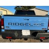 AUTOCARIMAGE RAISED TAILGATE LETTERS for RIDGELINE 2024 2025 POLICE FLAG