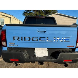 AUTOCARIMAGE RAISED TAILGATE LETTERS for RIDGELINE 2024 2025 POLICE FLAG