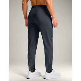 Pudolla Extra Long Sweatpants for Men with Zipper Pockets Men Tall Sweatpants for Athletic,Workout,Running（Dark_Grey 36-L