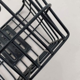 BESPORTBLE Bike Front Basket Iron Metal Bicycle Wire Basket Detachable Handlebar Mount Basket for Riding Shopping