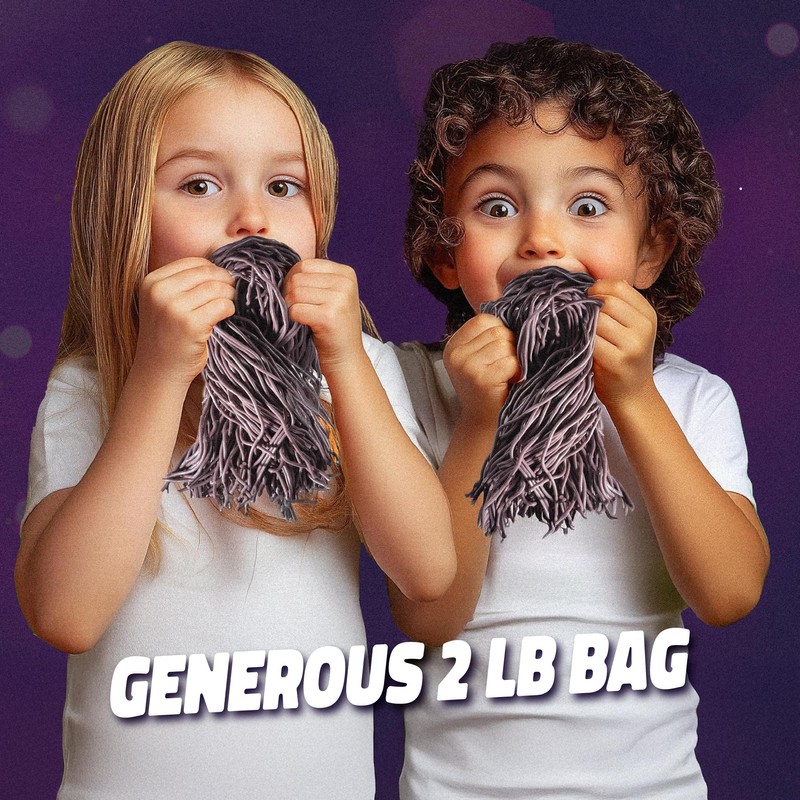 Gustaf's Juicy Grape Licorice Laces - 2 Lb. Bag