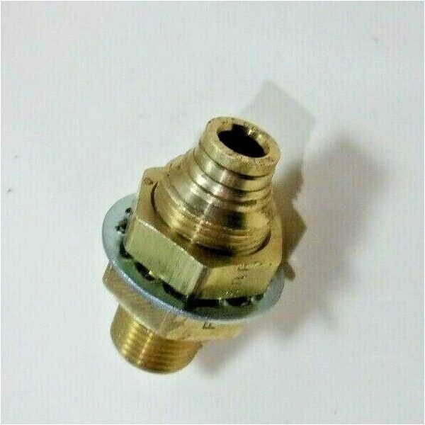 Parker, 68PMTBH-6-8, Male Connector Bulkhead, Push-to-Connec