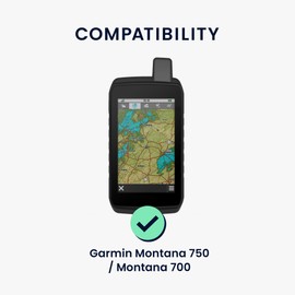 kwmobile GPS Screen Protectors Compatible with Garmin Montana 750 / Montana 700 Screen Protector (2 Pieces) - Transparent