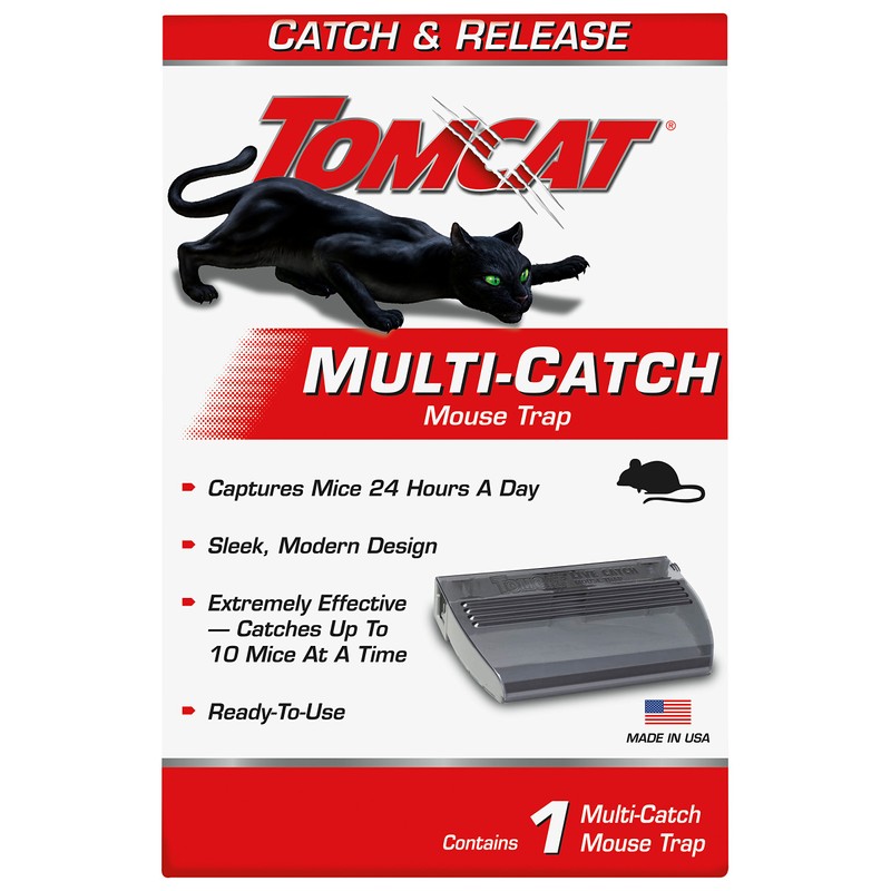 Tomcat Live Catch Mouse Trap (1 Case of 4 Traps)