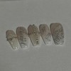 Silvertic Angel Handmade Nail Tips - Long Almond / 실버틱