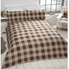 Rapport Home Hug Me Teddy Bear Checkered Reversible Cream Single