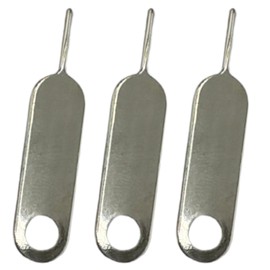 SIM Card Release Pin, Set of 3, Ejection Pin, For Smartphones, Replacement Parts, YOSHICA Comes with Instruction Video