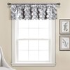 Lush Decor Gigi Valance Curtain Single 70" W x 14"