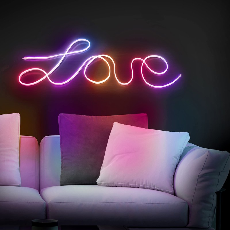 Monster 16.4ft Neon Flow Indoor/Outdoor Multi-Zone LED Light Strip, Create