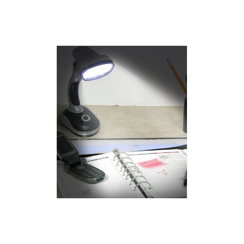 IdeaWorks Jobar International (Set/2) LED Desk Lamps with Pivoting Heads