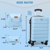 AnyZip Luggage Set 20 Inch Carry on Luggage PC ABS