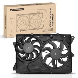 A-Premium Engine Radiator Cooling Fan Assembly Compatible with Select Ford & Lincoln Models - Explorer 2013-2019, Flex 2013-2019, MKT 2013-2019 - Replace# DA8Z8C607B