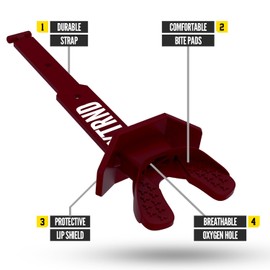 Nxtrnd TWO Football Mouth Guard, Football Mouthpiece With Strap, Fits Adult & Youth