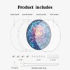 WACOCETOY Acrylic Puzzle Suncatcher DIY Transparent Flower Jigsaw 82 PCS