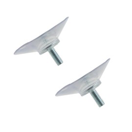 SQXBK 5PCS 50mm Transparent PVC Suction Cup Holder M6 Screw Suction Cup Holder for Door Window Tiles Car Windscreens