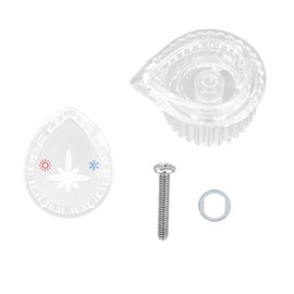 Goktvai Replacement Knob Compatible with Moen 100710 Shower Handle, Shower Knob Kit Bathroom Faucet Knobs Replacement Parts for Single Handle Bathtub Bathroom Faucet Accessory