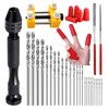 Daily Treasures 34Pcs Pin Vise Hand Drill Set, Include Pin