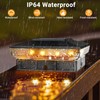 btfarm 4x4 Solar Post Cap Lights Outdoor, 2 Modes 16