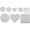 Peg Board, size 7-15 cm, transparent, 8asstd
