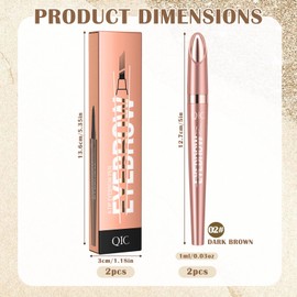 Microblading Eyebrow Pencil Hair Drawing 3D Eyebrow Pencil Pack of 2