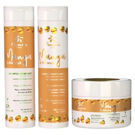 Kit Floractive Shampo Acondicionador Mask Cabello Graso