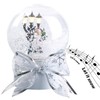 Infactory Christmas Decoration: Singing Santa Snow Globes, Touch Activated, LED