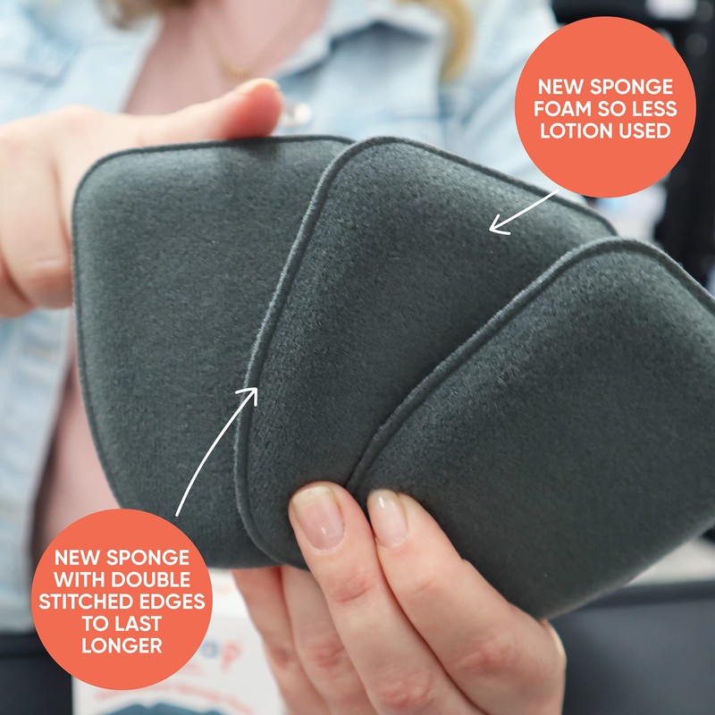 Bakslap - Body Lotion Applicator - Replaceable Sponge Pads (2