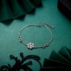 Cosol Silver Winter Snowflake Bracelet for Women Holiday, 925 Sterling